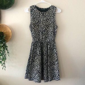 French Atmosphere Sun dress - black and white